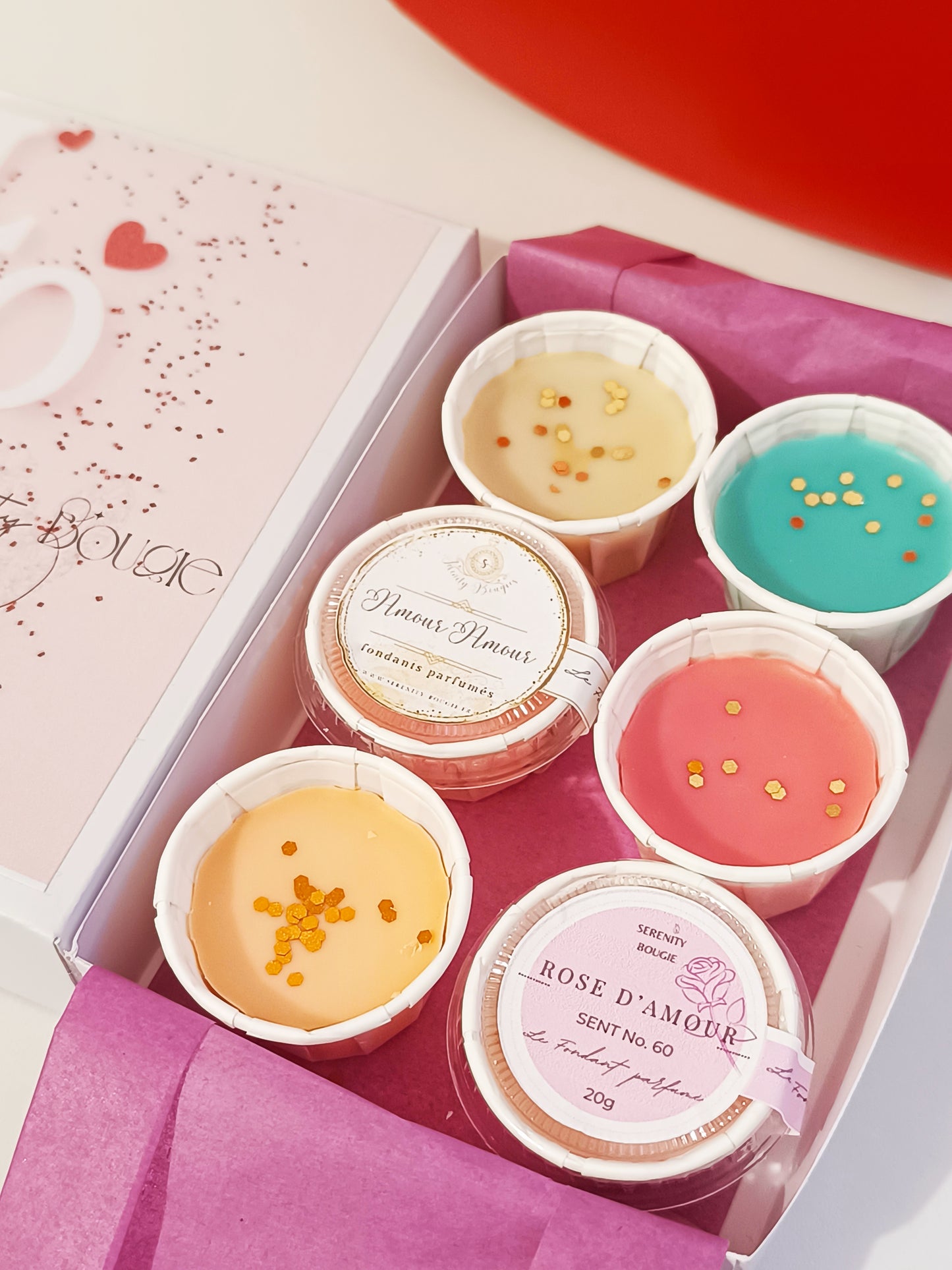 Coffret fondants parfumés LOVE