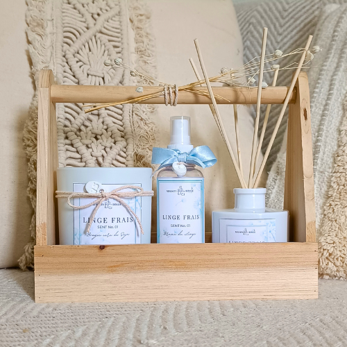 bougie parfumée LINGE FRAIS artisanale