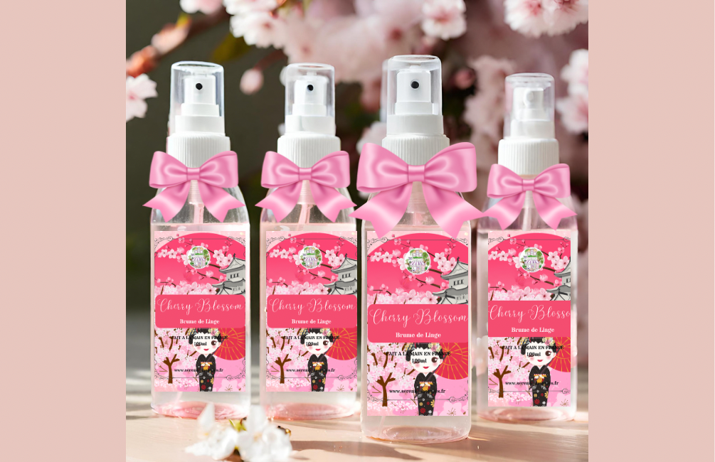 CHERRY BLOSSOM Brume de linge parfumée