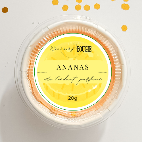 fondant parfume ananas