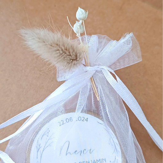 pochette organza personnalisée