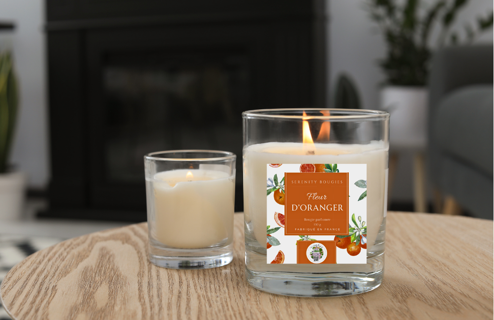 Bougie parfumée FLEUR D'ORANGER