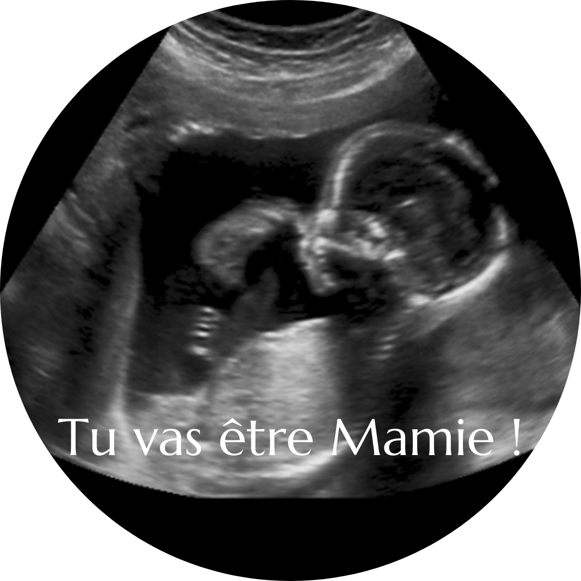 Mini Bougies Cadeaux d'invités Echographie NAISSANCE