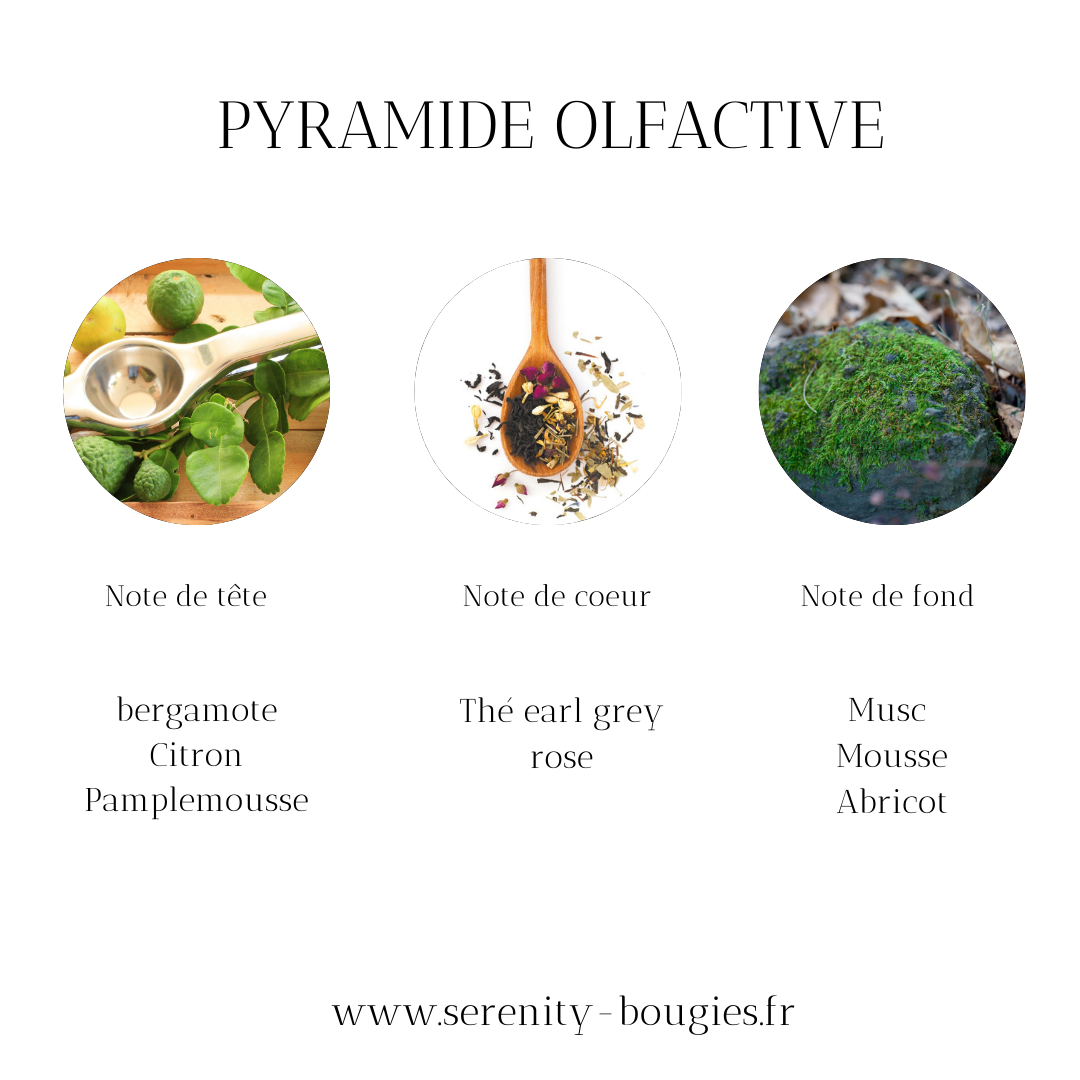 Fondant bougie parfumé Thé Rose