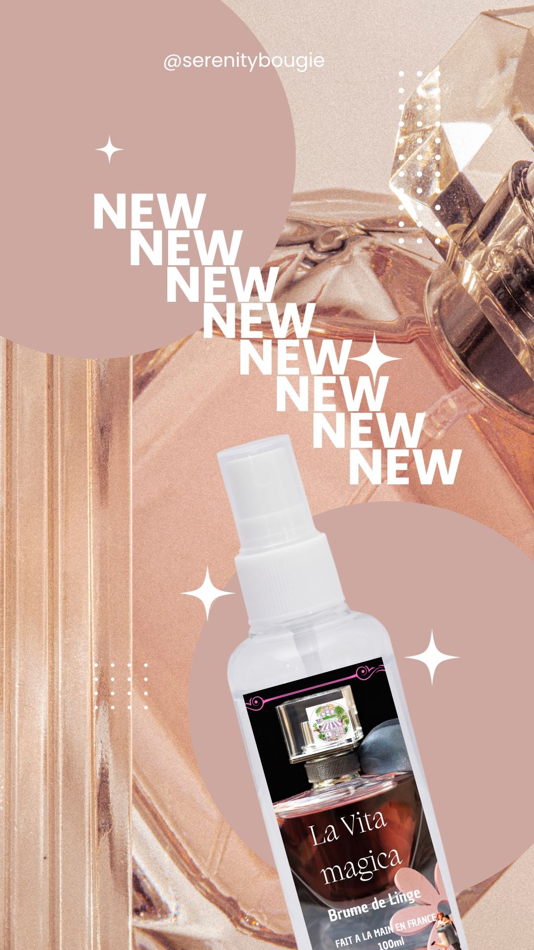 Brume de linge "La Vita magica " Parfum d'intérieur dupe