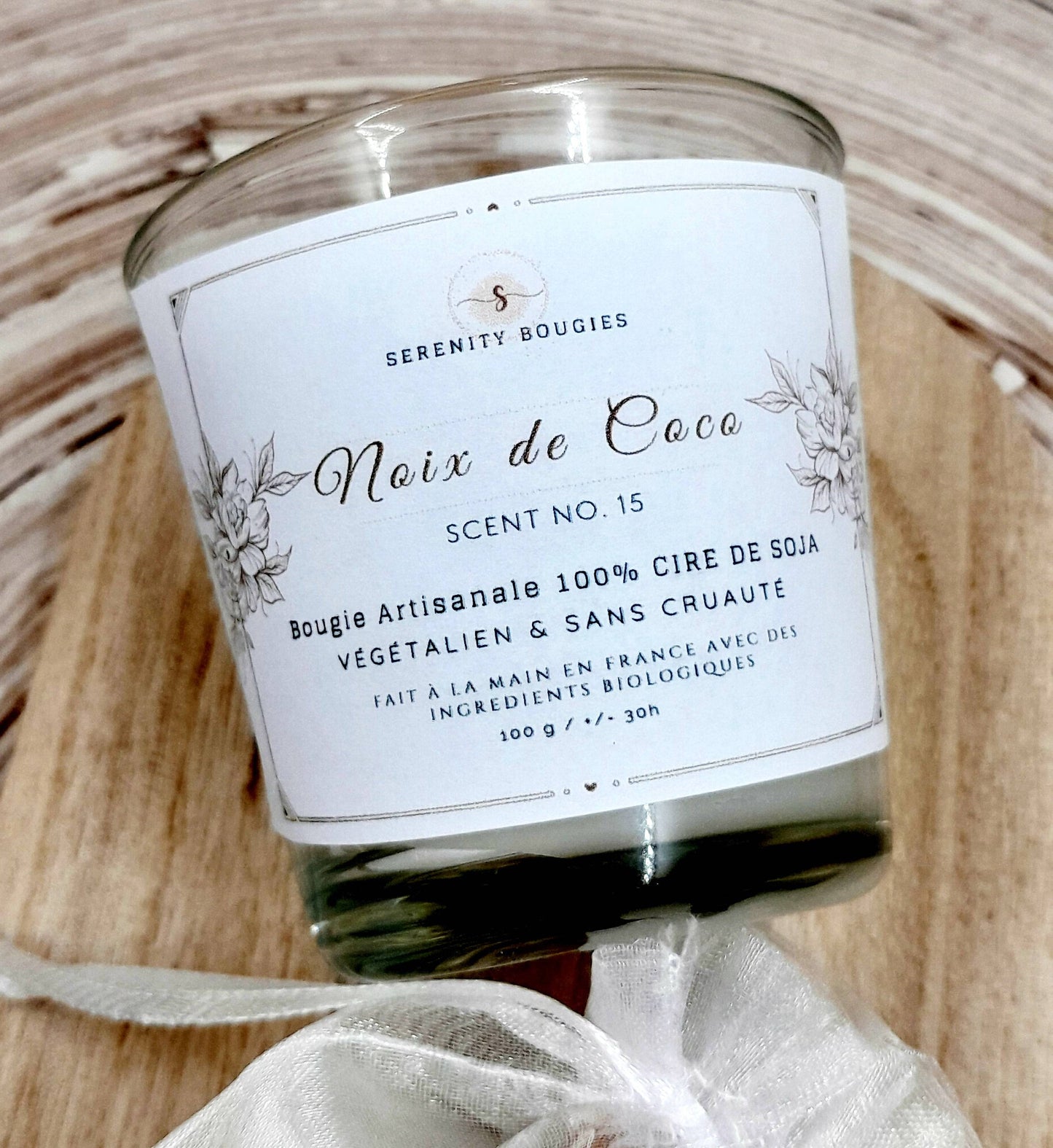 bougie parfumé artisanal rechargeable