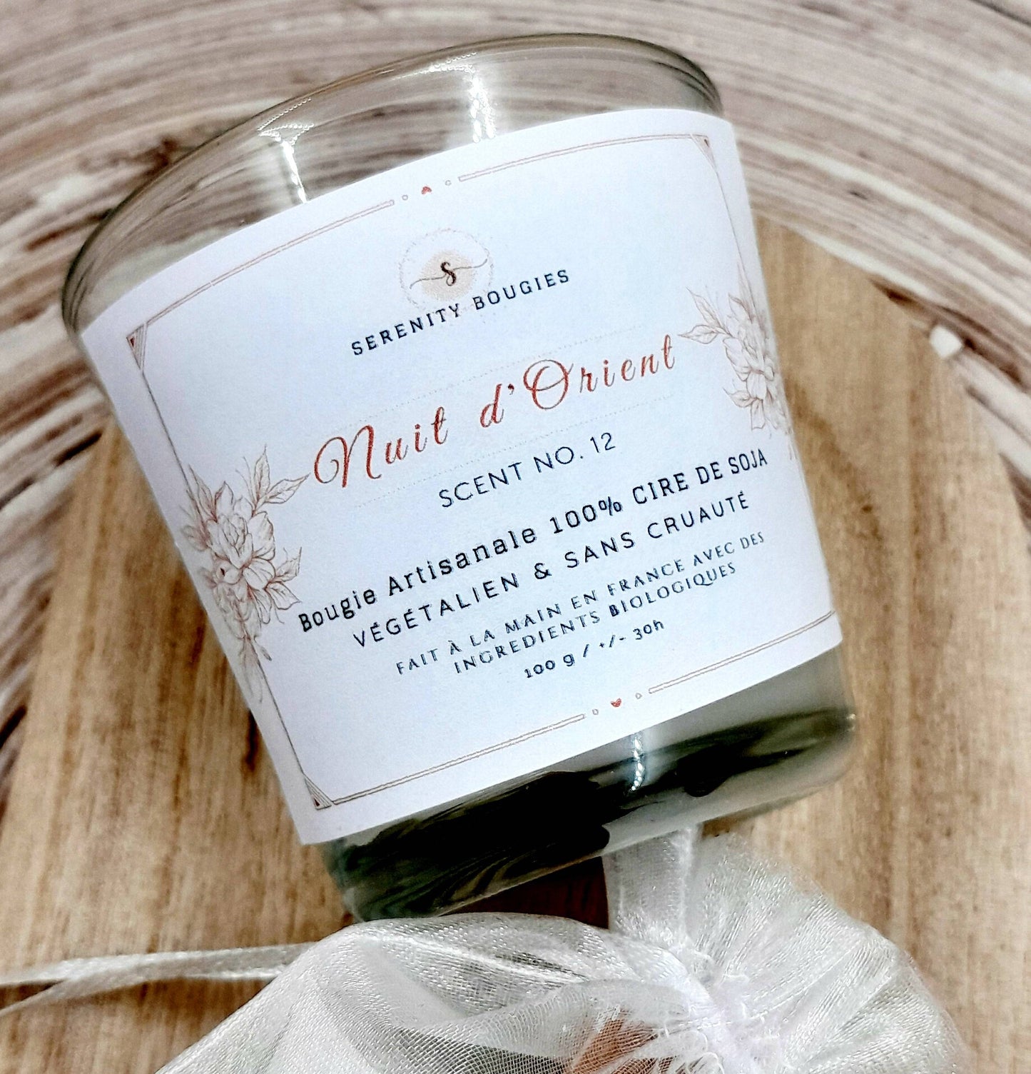 bougie parfumé artisanal rechargeable