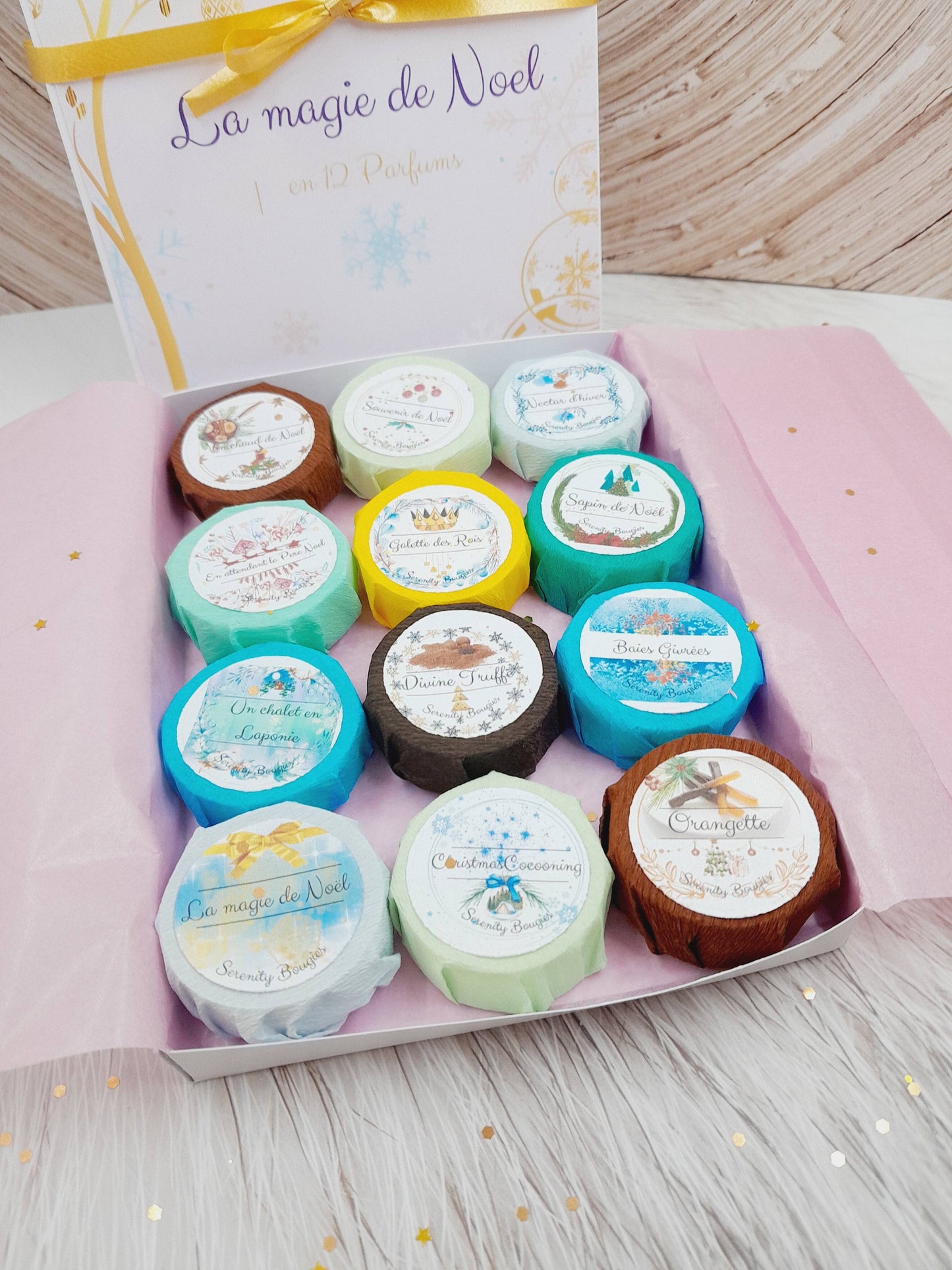 Coffret de Noel fondants parfumés