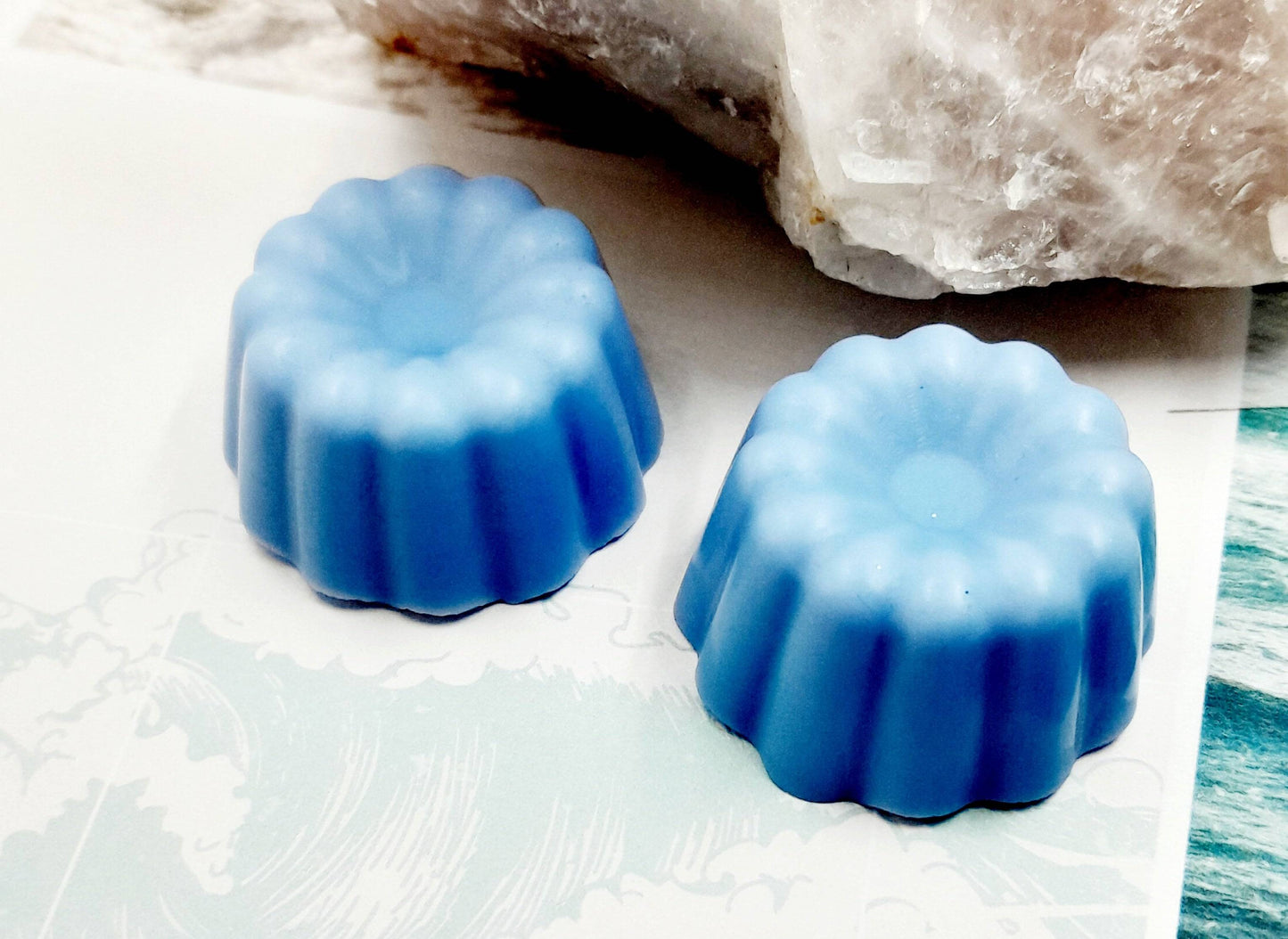 Fondant perfumado ROMANCE IN DUBAI - Guijarro de cera 100% vegetal - Fabricación artesanal del Sur-Oeste