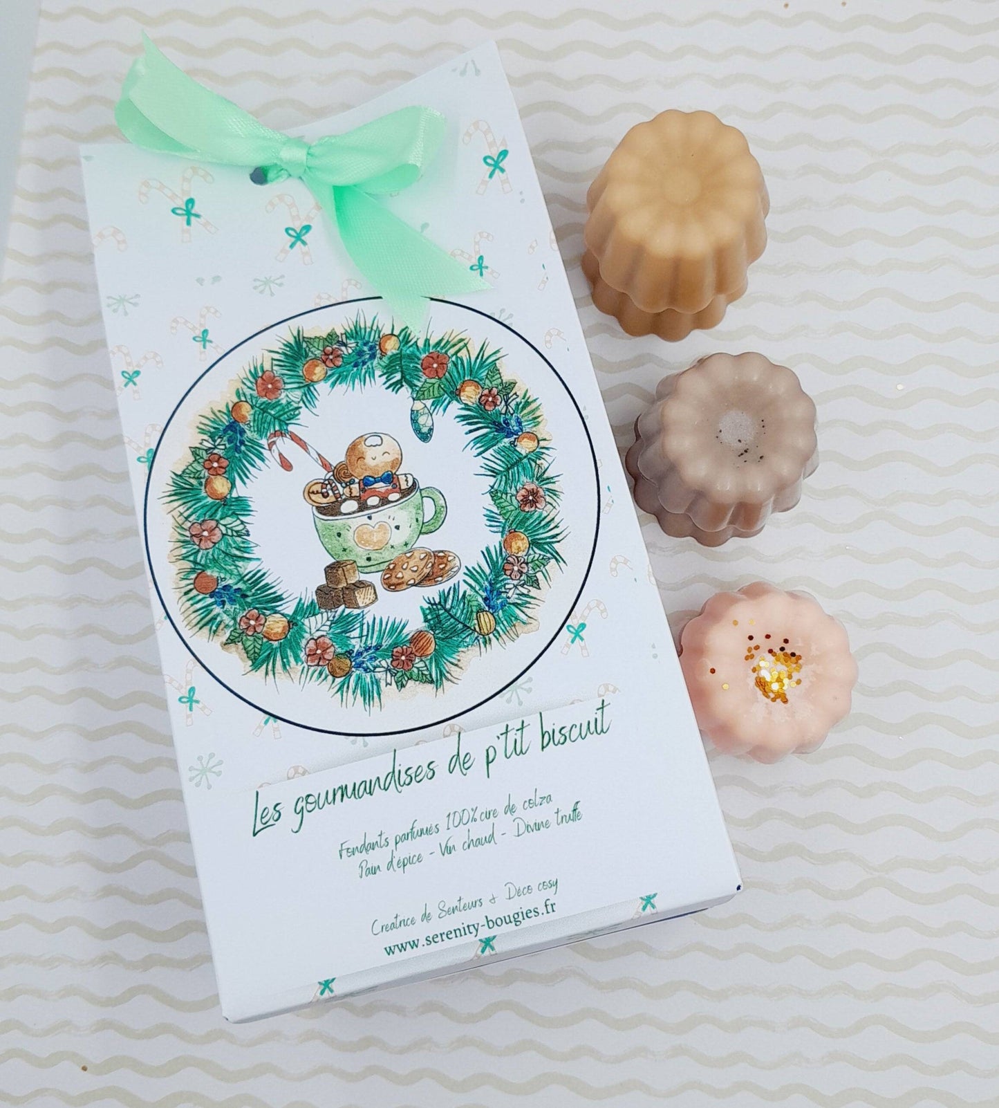 Fondants parfumés x6 en pack - Collection Les gourmandises de p’tit biscuit - série limitée