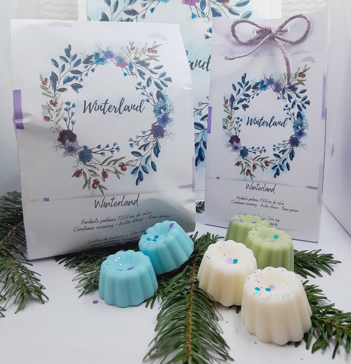 Fondants parfumés x6 en pack - Collection Winterland - série limitée - 3 parfums