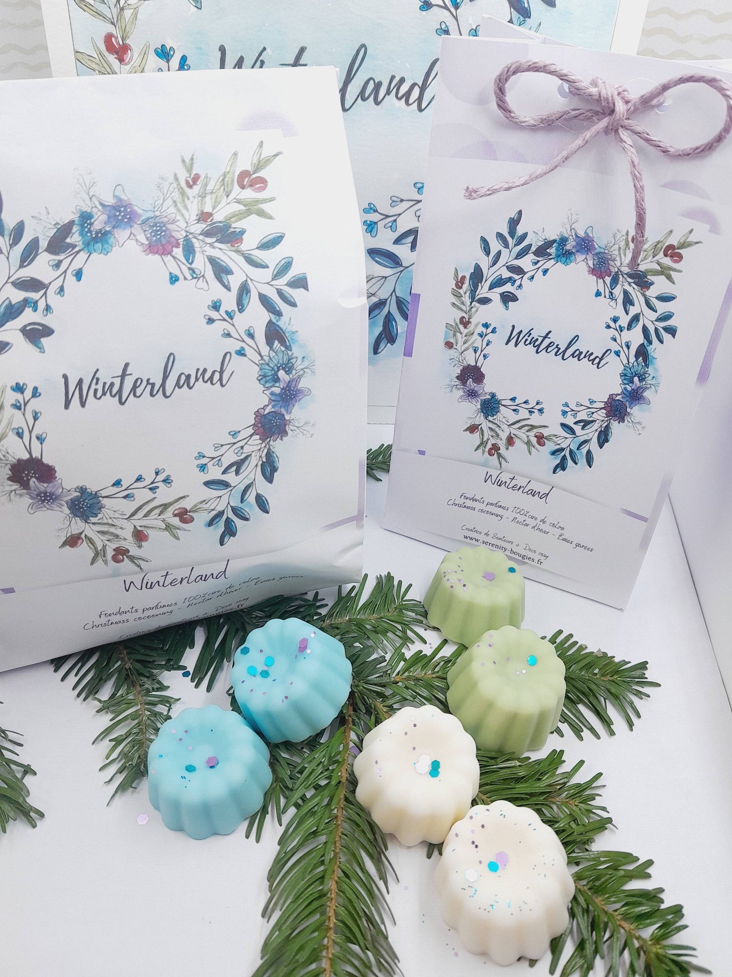 Fondants parfumés x6 en pack - Collection Winterland - série limitée - 3 parfums