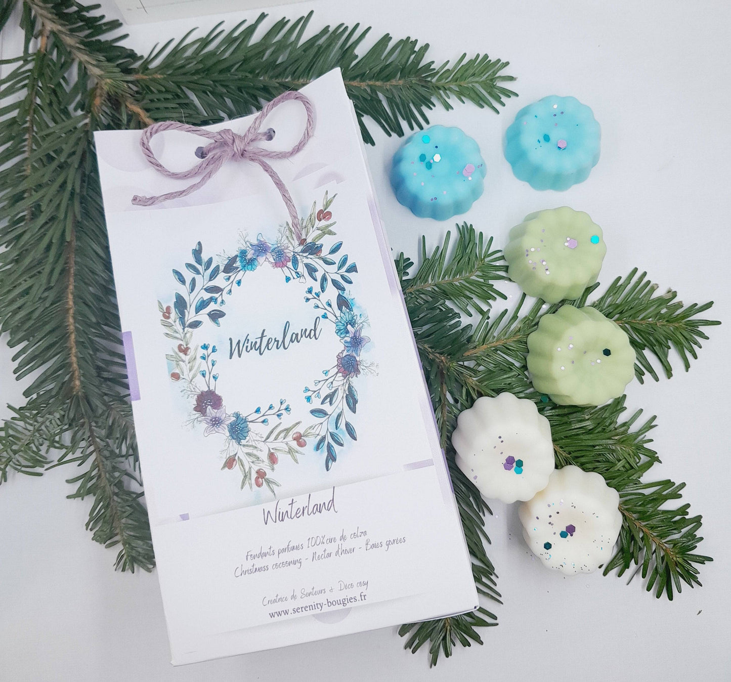 Fondants parfumés x6 en pack - Collection Winterland - série limitée - 3 parfums