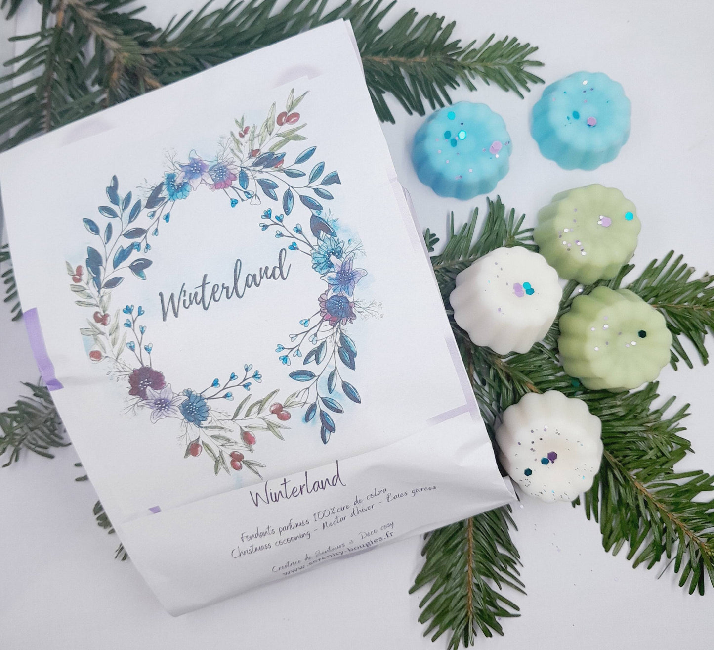 Fondants parfumés x6 en pack - Collection Winterland - série limitée - 3 parfums