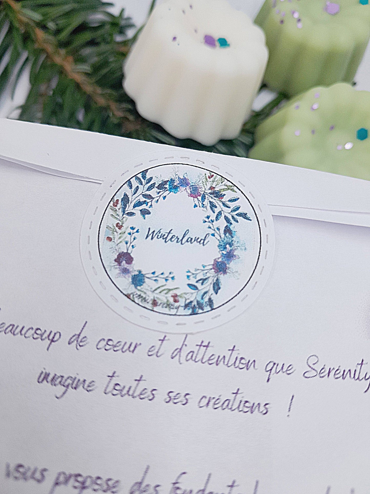 Fondants parfumés x6 en pack - Collection Winterland - série limitée - 3 parfums