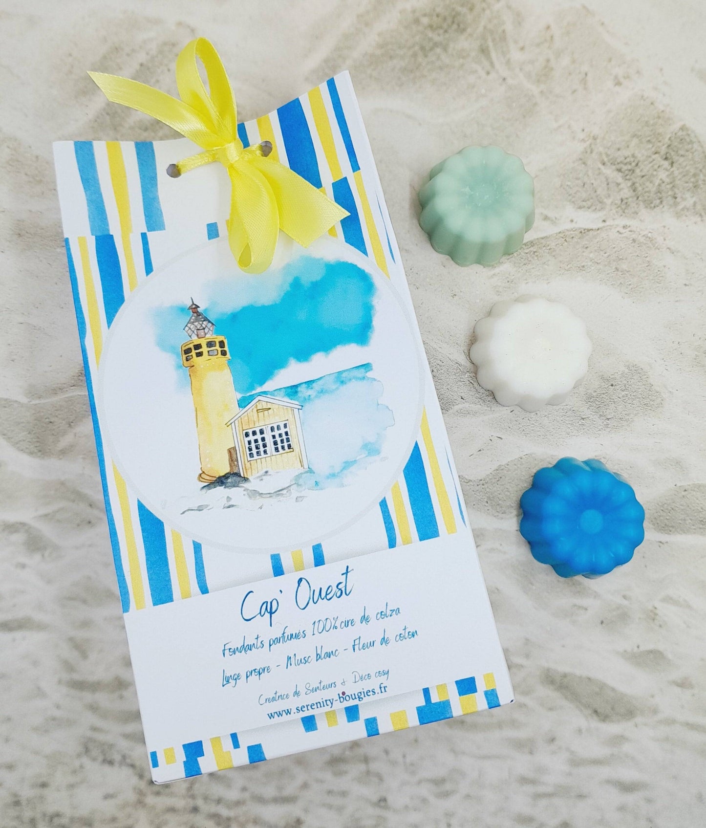 Pack de Fondants parfumés x6  - Collection CAP OUEST  - série limitée - 3 parfums