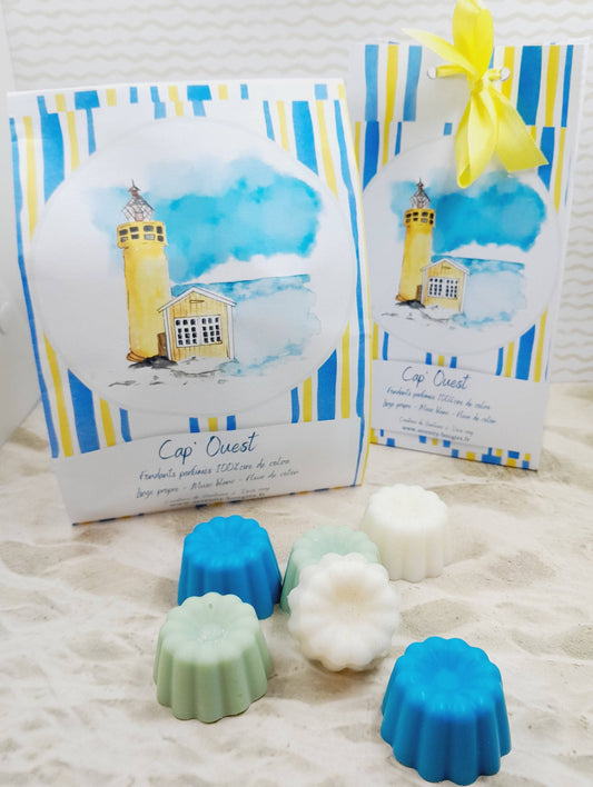 Pack de Fondants parfumés x6  - Collection CAP OUEST  - série limitée - 3 parfums