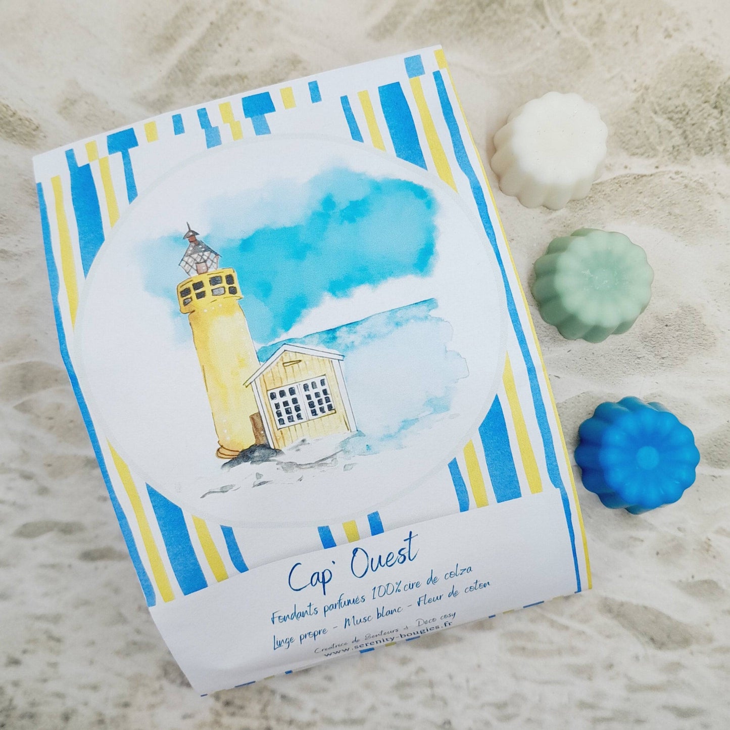 Pack de Fondants parfumés x6  - Collection CAP OUEST  - série limitée - 3 parfums