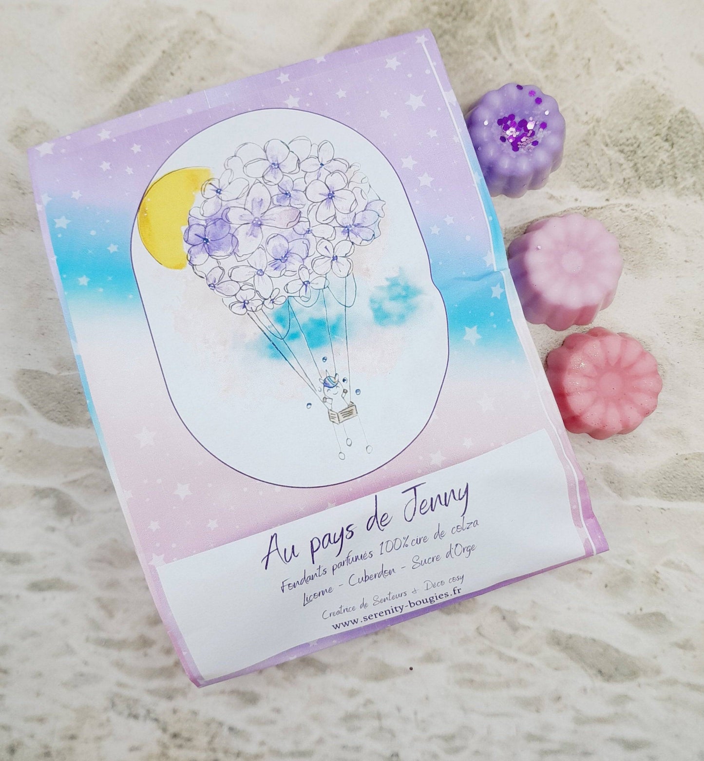 Pack de Fondants parfumés x6  - Collection AU PAYS DE JENNY  - série limitée - 3 parfums