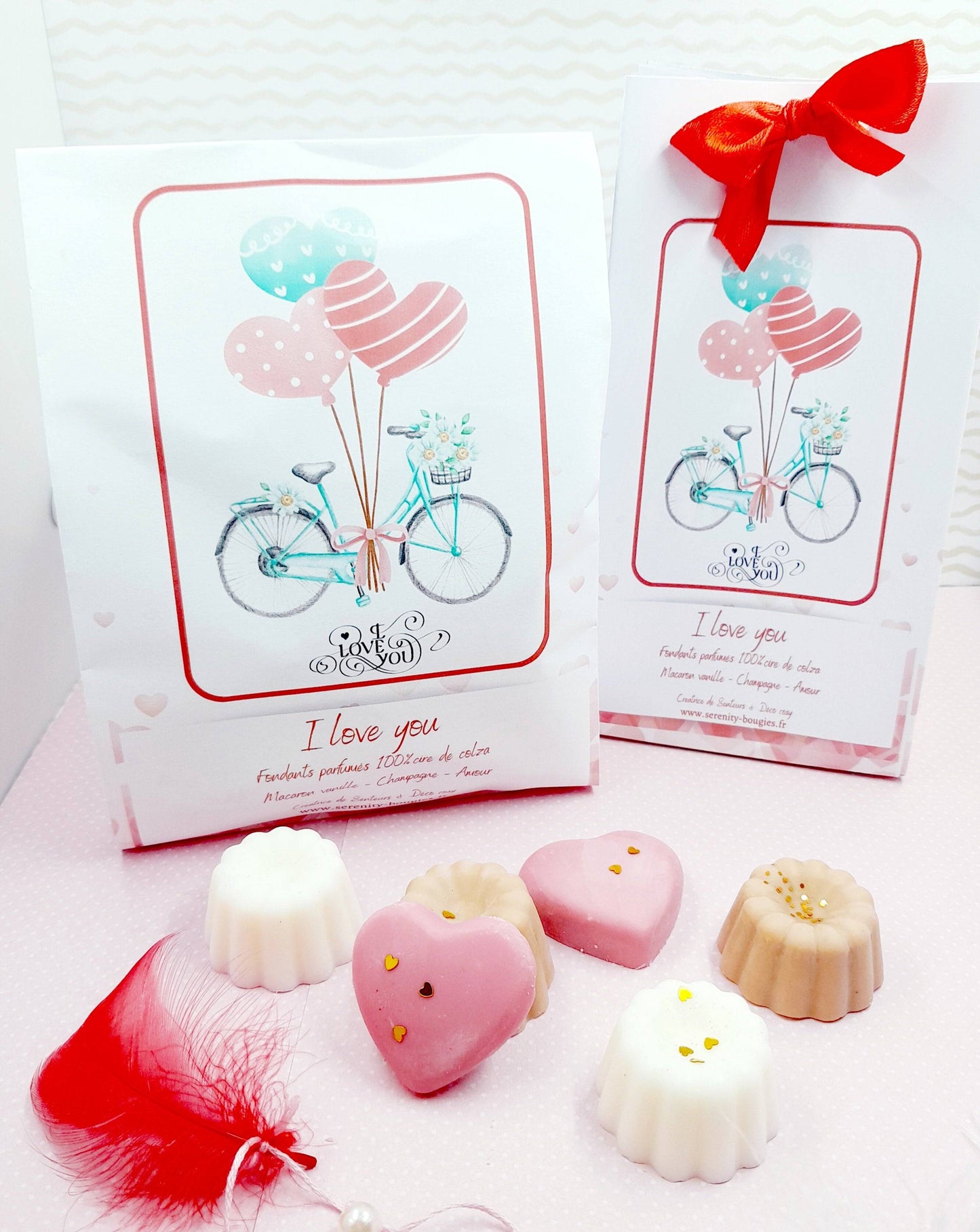 Pack Fondants parfumés x6  - Collection I LOVE YOU - série limitée - 6 parfums