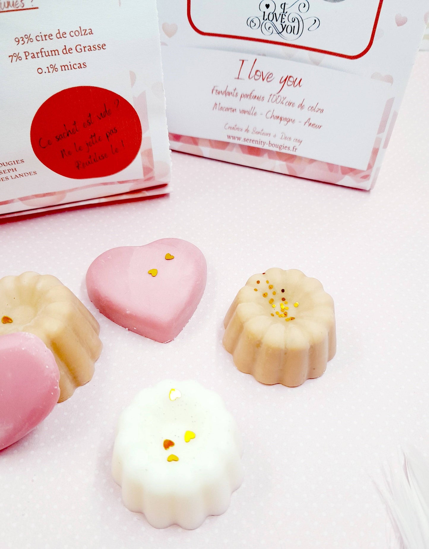 Pack Fondants parfumés x6  - Collection I LOVE YOU - série limitée - 6 parfums