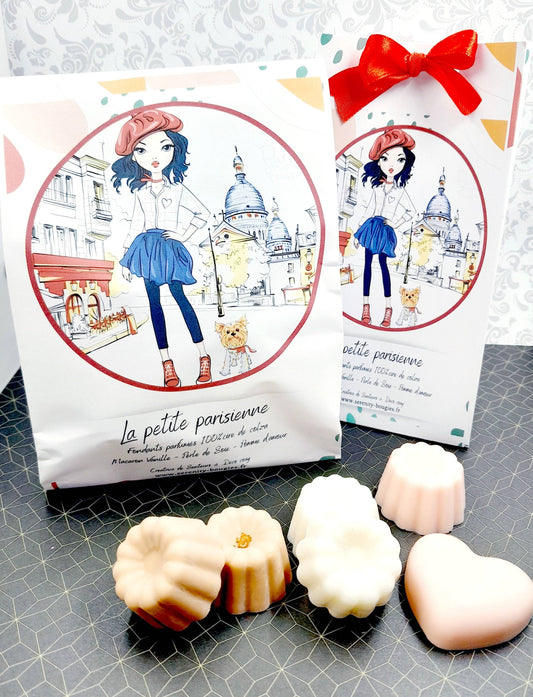 Pack Fondants parfumés x6  - Collection LA PETITE PARISIENNE - série limitée - 3 parfums