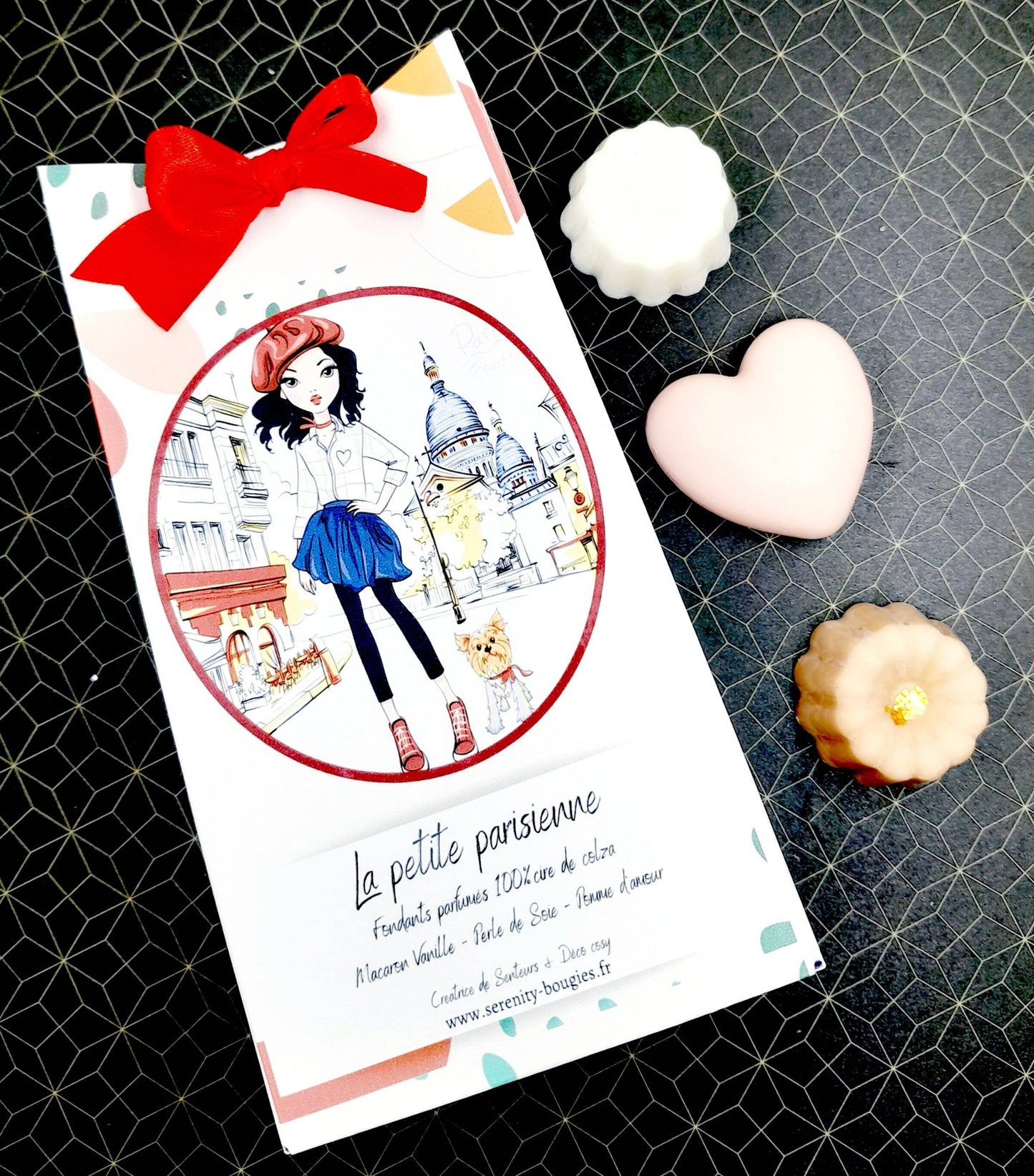 Pack Fondants parfumés x6  - Collection LA PETITE PARISIENNE - série limitée - 3 parfums