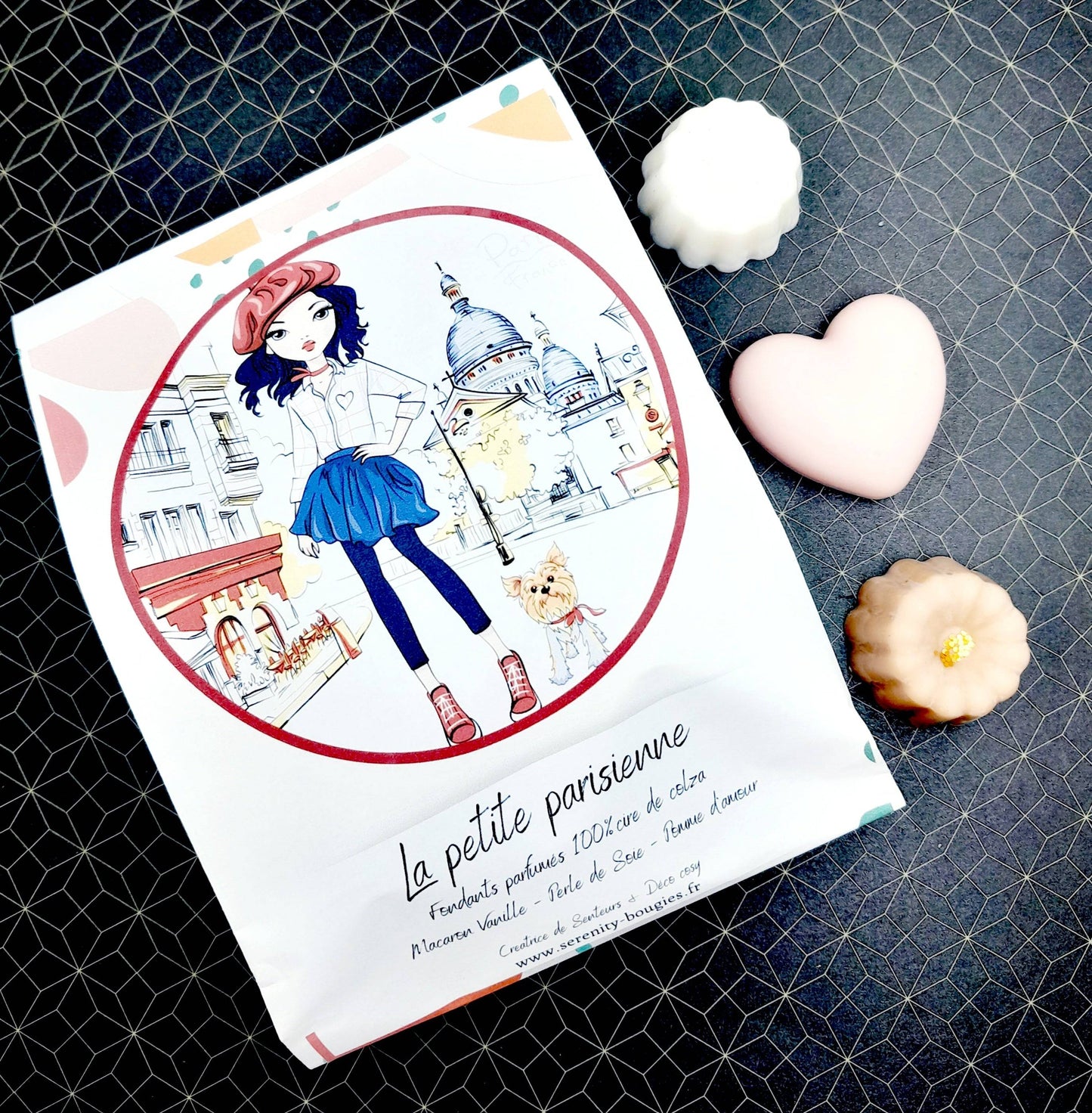 Pack Fondants parfumés x6  - Collection LA PETITE PARISIENNE - série limitée - 3 parfums