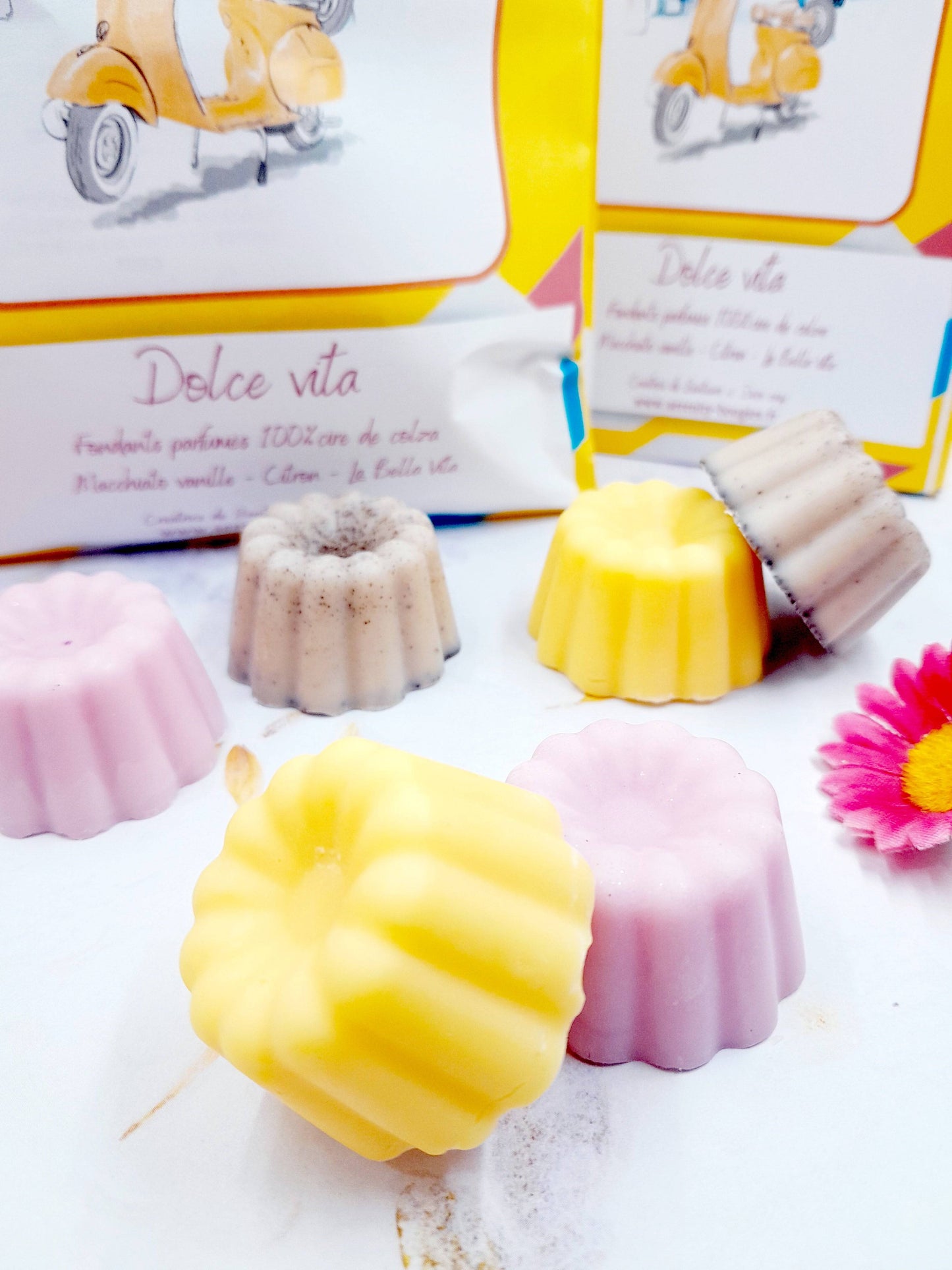Pack Fondants parfumés x6  - Collection LA DOLCE VITA - série limitée - 3 parfums