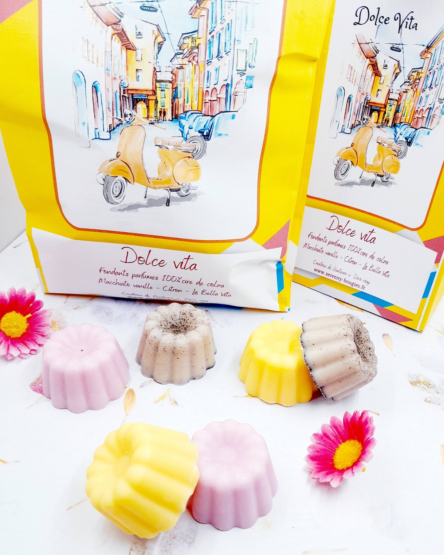 Pack Fondants parfumés x6  - Collection LA DOLCE VITA - série limitée - 3 parfums