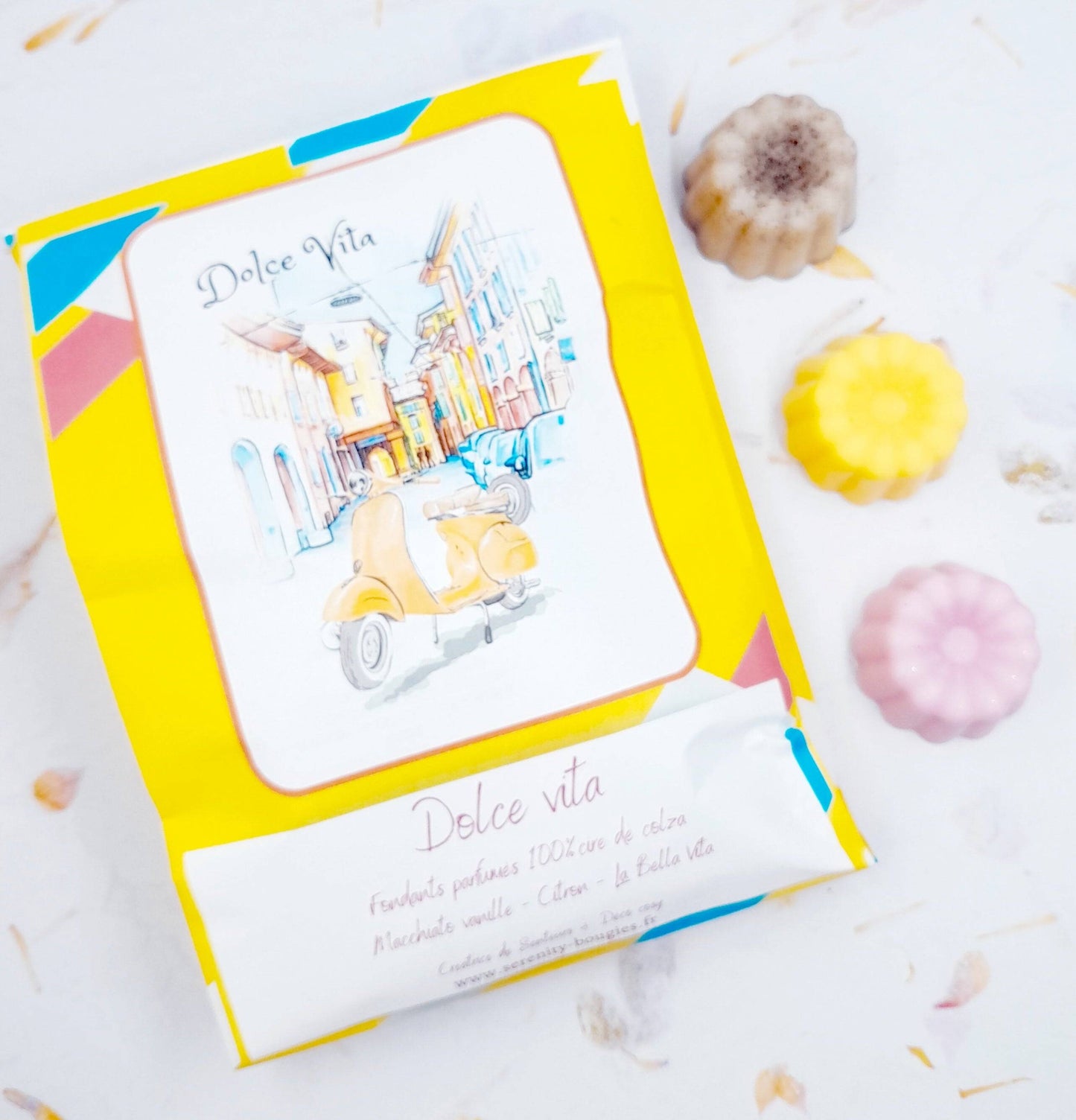 Pack Fondants parfumés x6  - Collection LA DOLCE VITA - série limitée - 3 parfums
