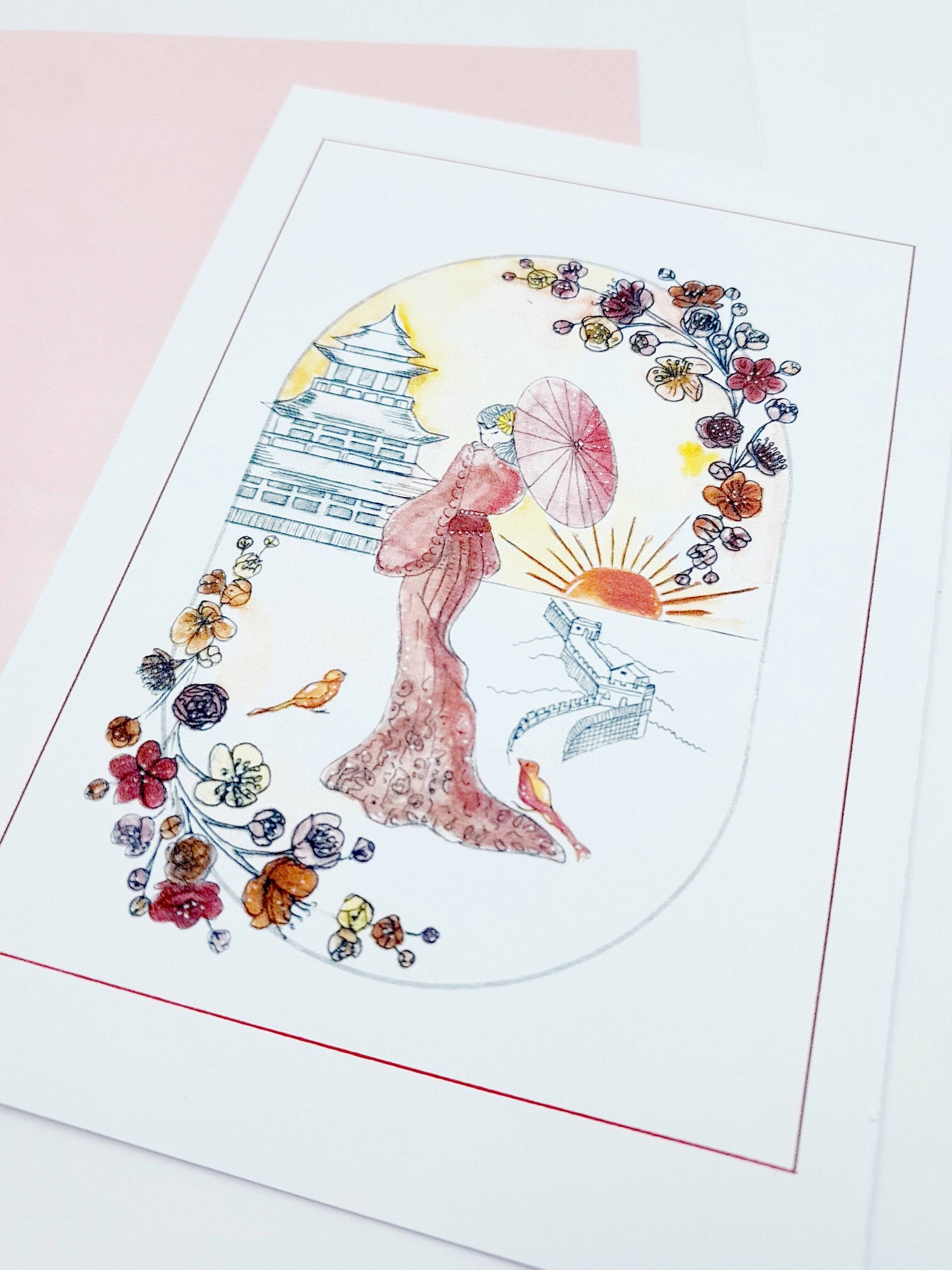 Mitteilungskarte AUSFLUG NACH OSAKA