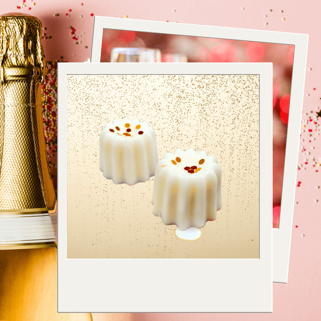 Fondant perfumado "CHAMPAGNE" Cera vegetal