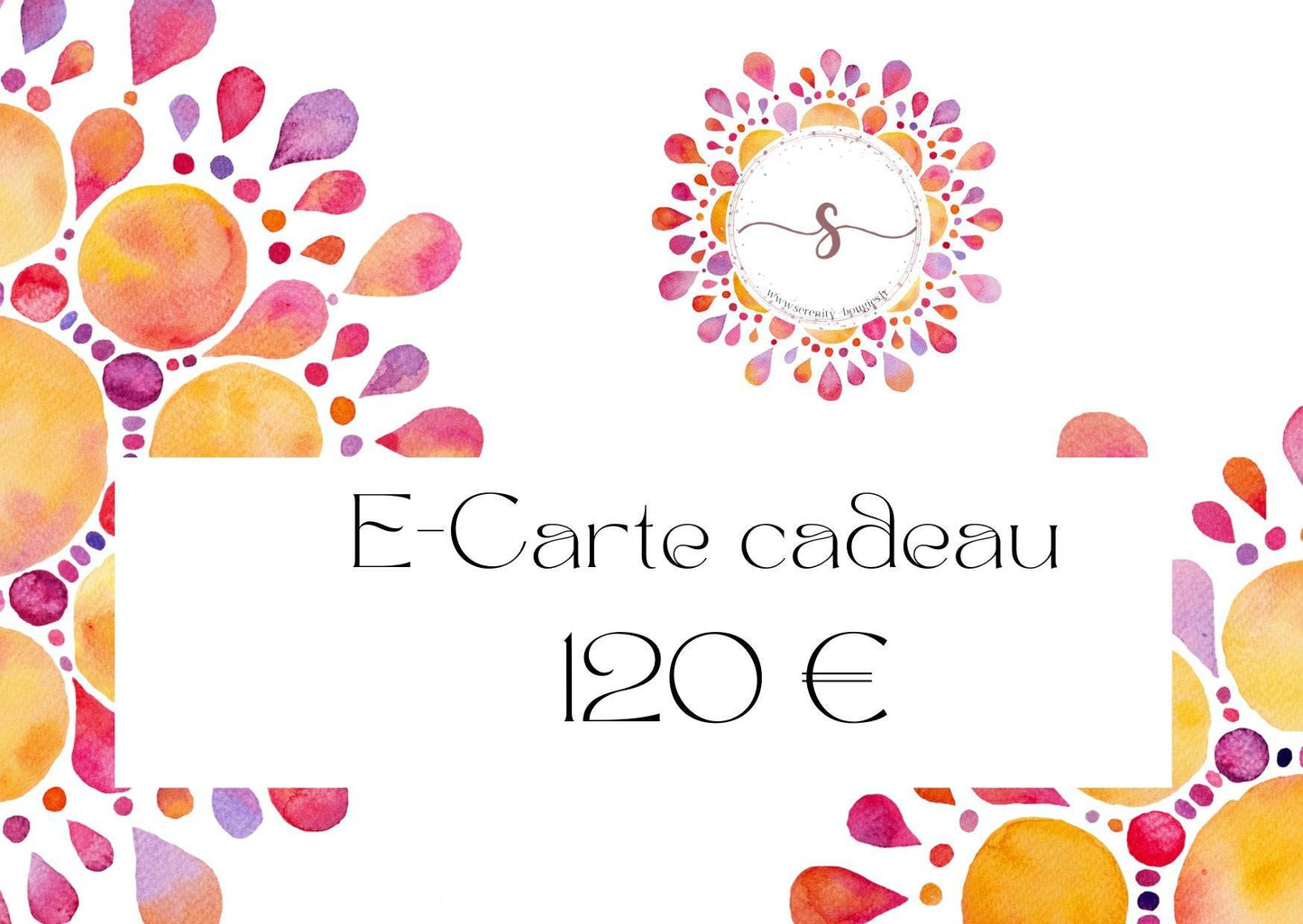 E-Carte cadeau 120€