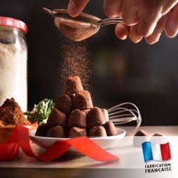 Dufttörtchen SCHOKOLADENTRÜFFEL - Wachskiesel 100% Sojawachs - Serenity Bougies - limitierte Auflage