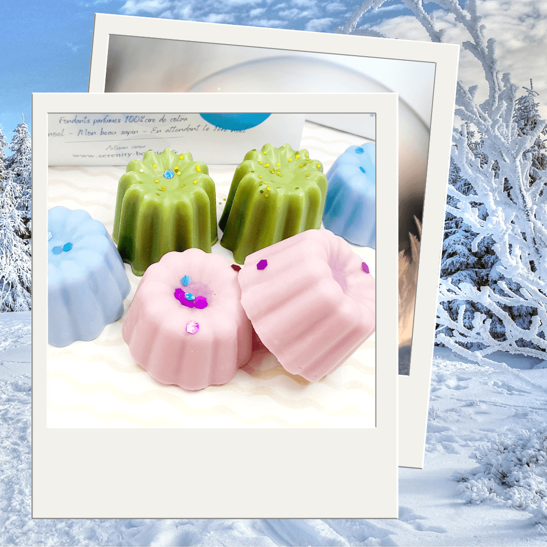 Fondant Parfumé " FLEURS D'HIVER " Cire végétale