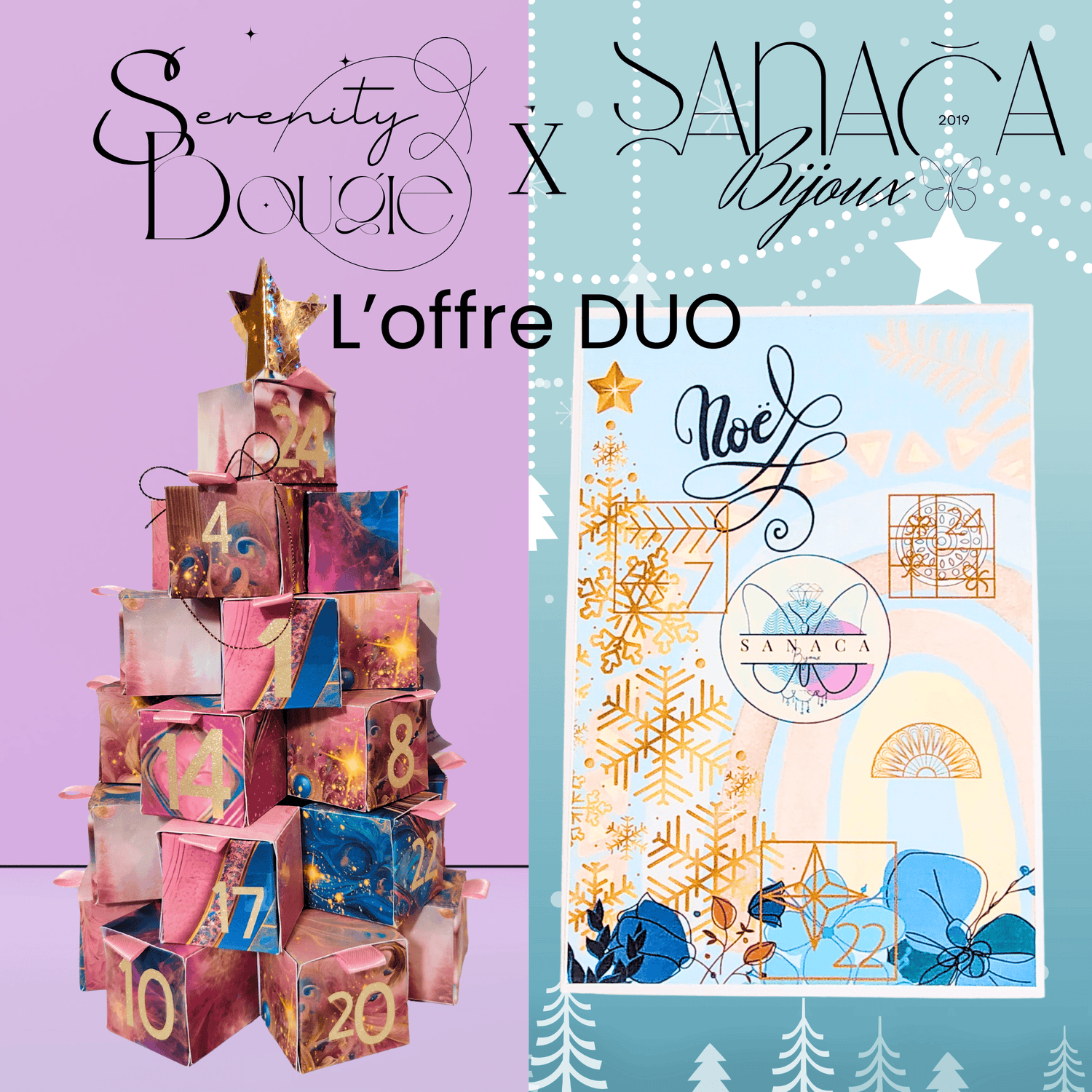 COLLECTION DUO 2025 CALENDRIER DE L'avent