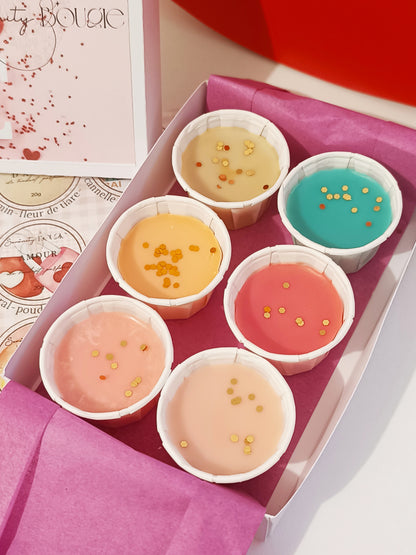 Coffret fondants parfumés LOVE saint valentin