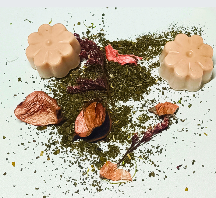 Coffret 6 Fondants parfumés Thé rose