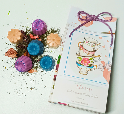 Coffret 6 Fondants parfumés Thé rose