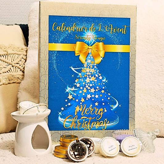 Calendrier de l'Avent LUXE bougie Parfumée 24 Jours