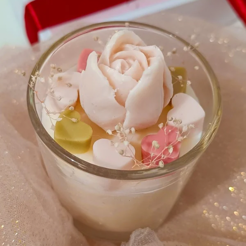 Bougie parfumée Rose d'amour love