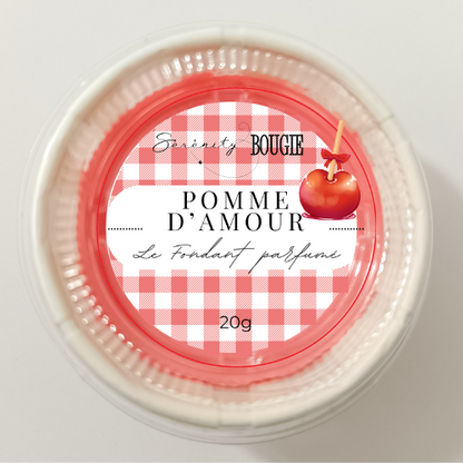 fondant parfume pomme d'amour