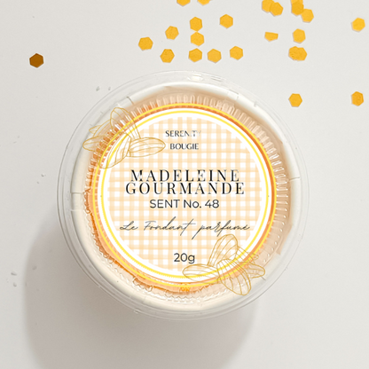 fondant parfume madeleine gourmande 