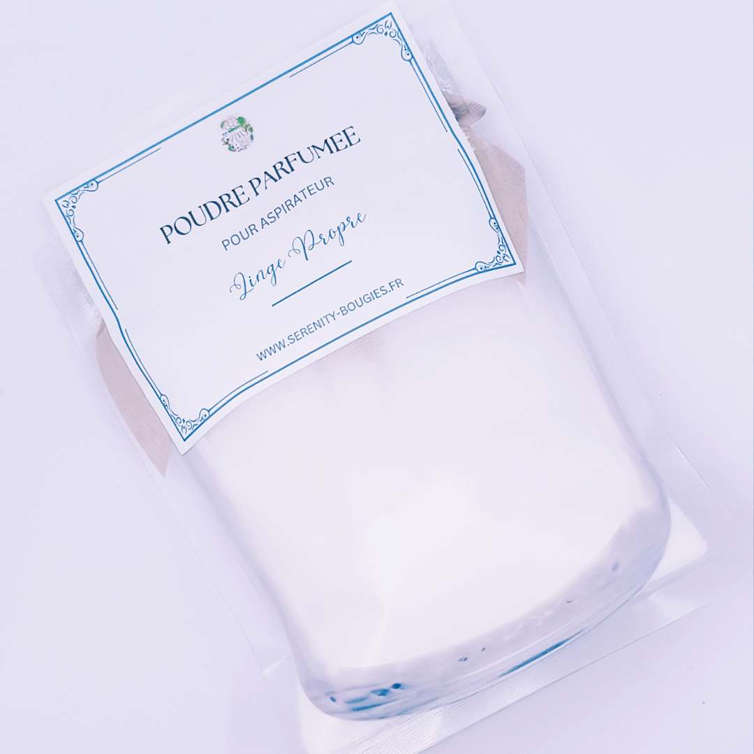 Poudre parfumée pour aspirateur naturelle