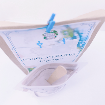 Poudre parfumée pour aspirateur naturelle