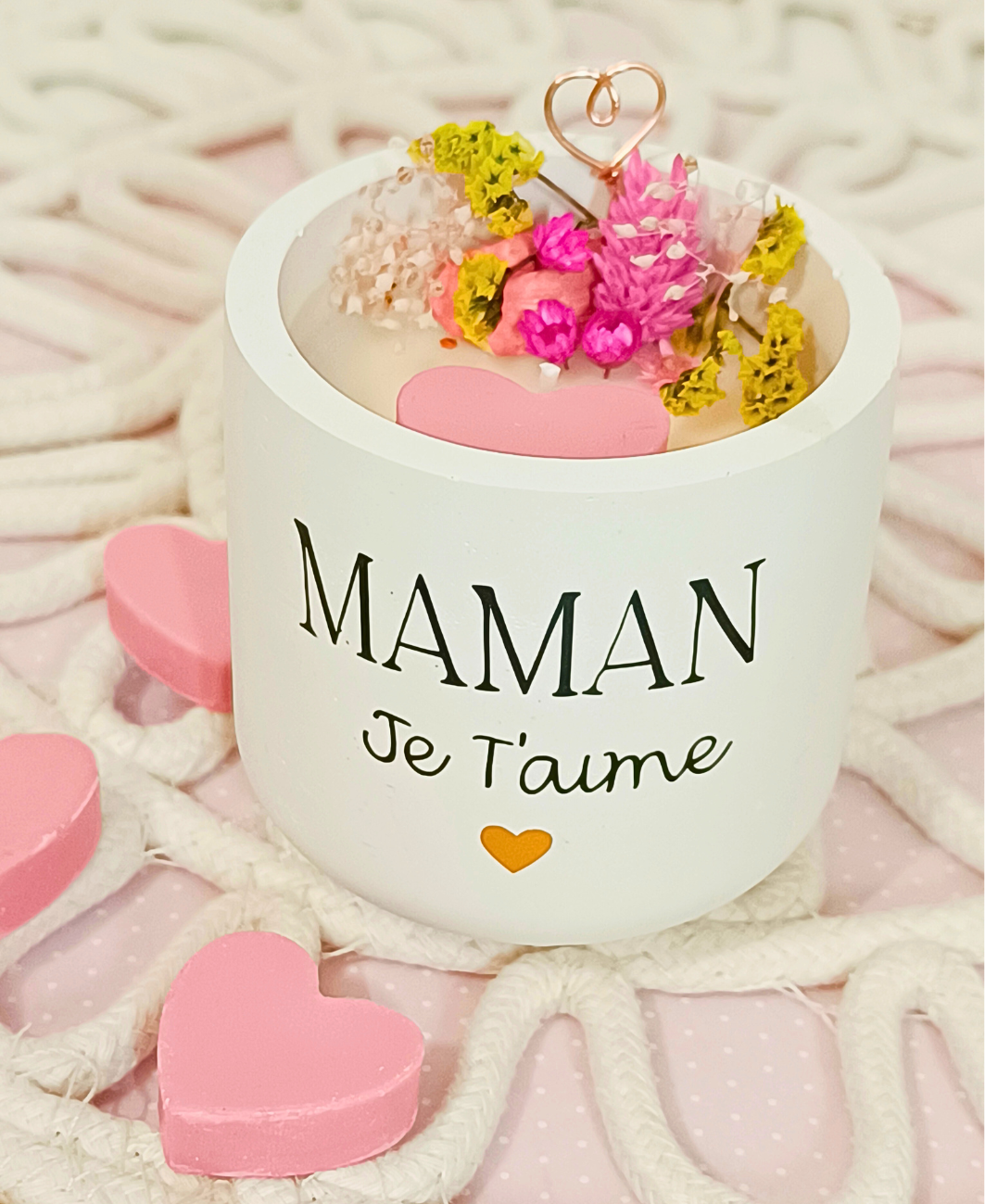 Bougie parfumée Maman je t'aime