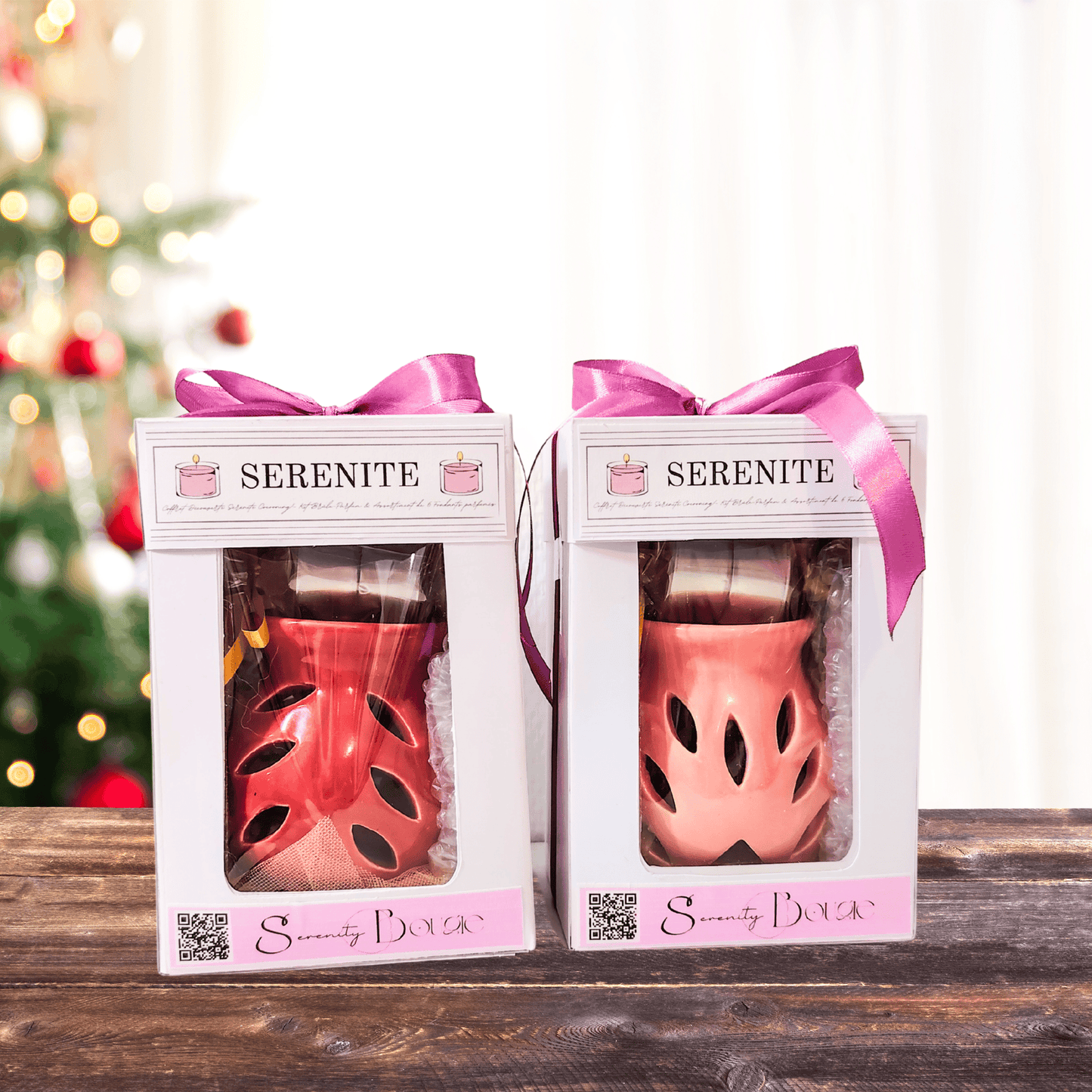 Coffret Découverte SERENITE  : Kit Brûle-Parfum & Assortiment de 6 Fondants Cocooning