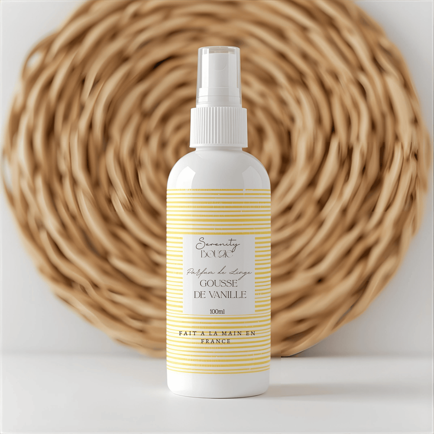 Parfum de Linge Gousse de Vanille 100ml - Senteur Tendre pour votre Linge Quotidien