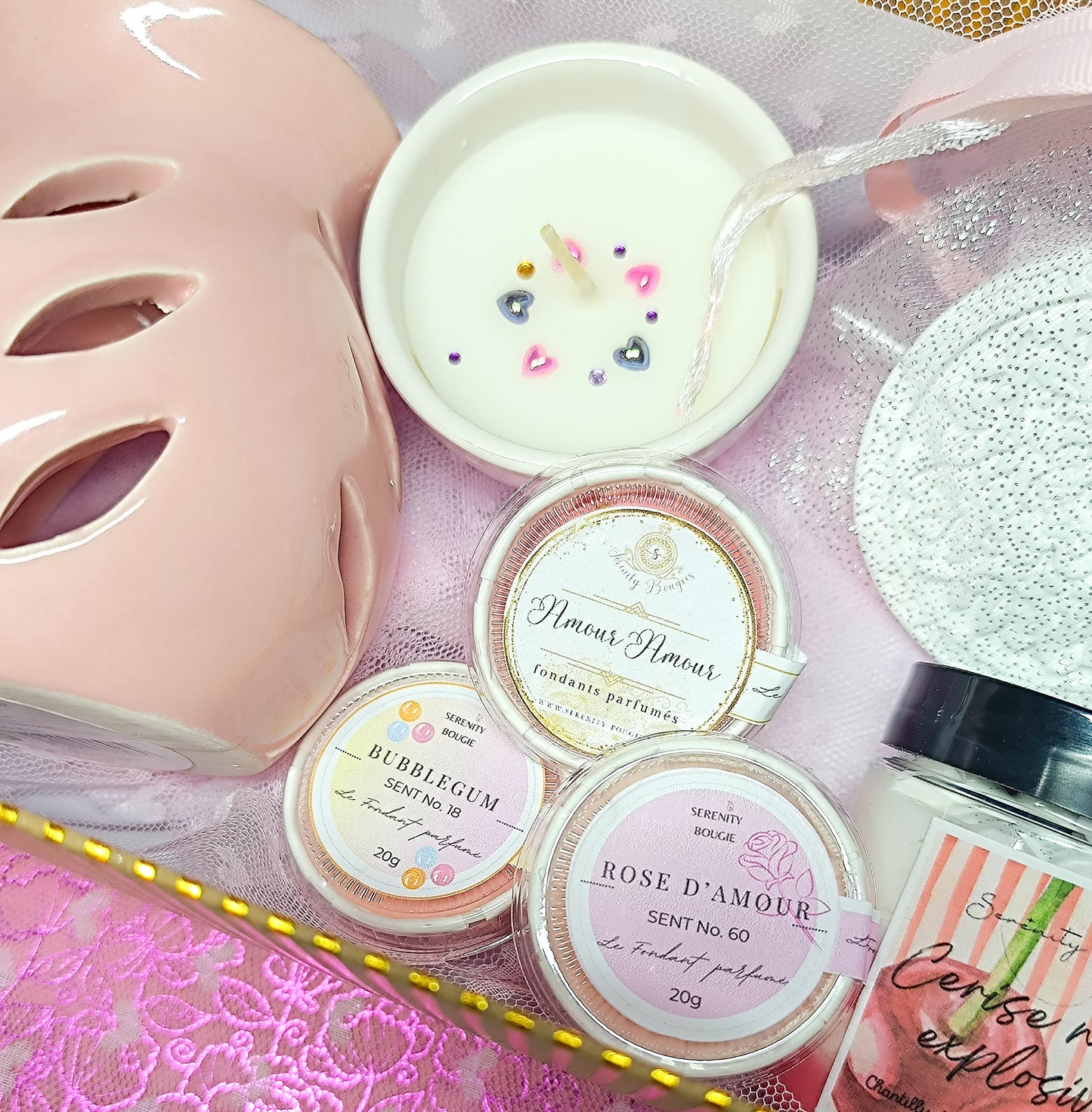 Coffret Parfum Fête des Mères "Cocon de Douceur" - Sérénity Bougie - coffret bougie